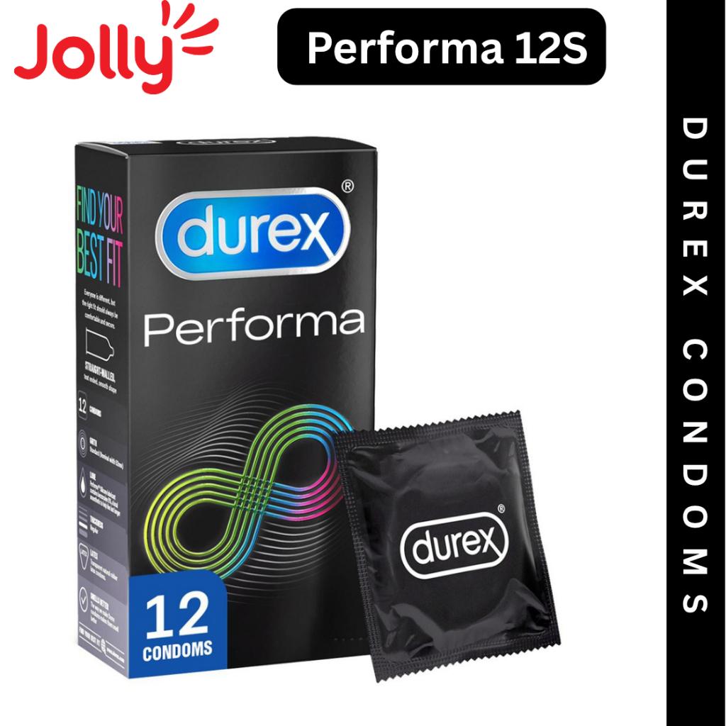 Durex Condoms 12 Pcs | Closefit Comfort Fetherlite PleasureMax Invisible ExtraSafe Performa | Jollysg.com