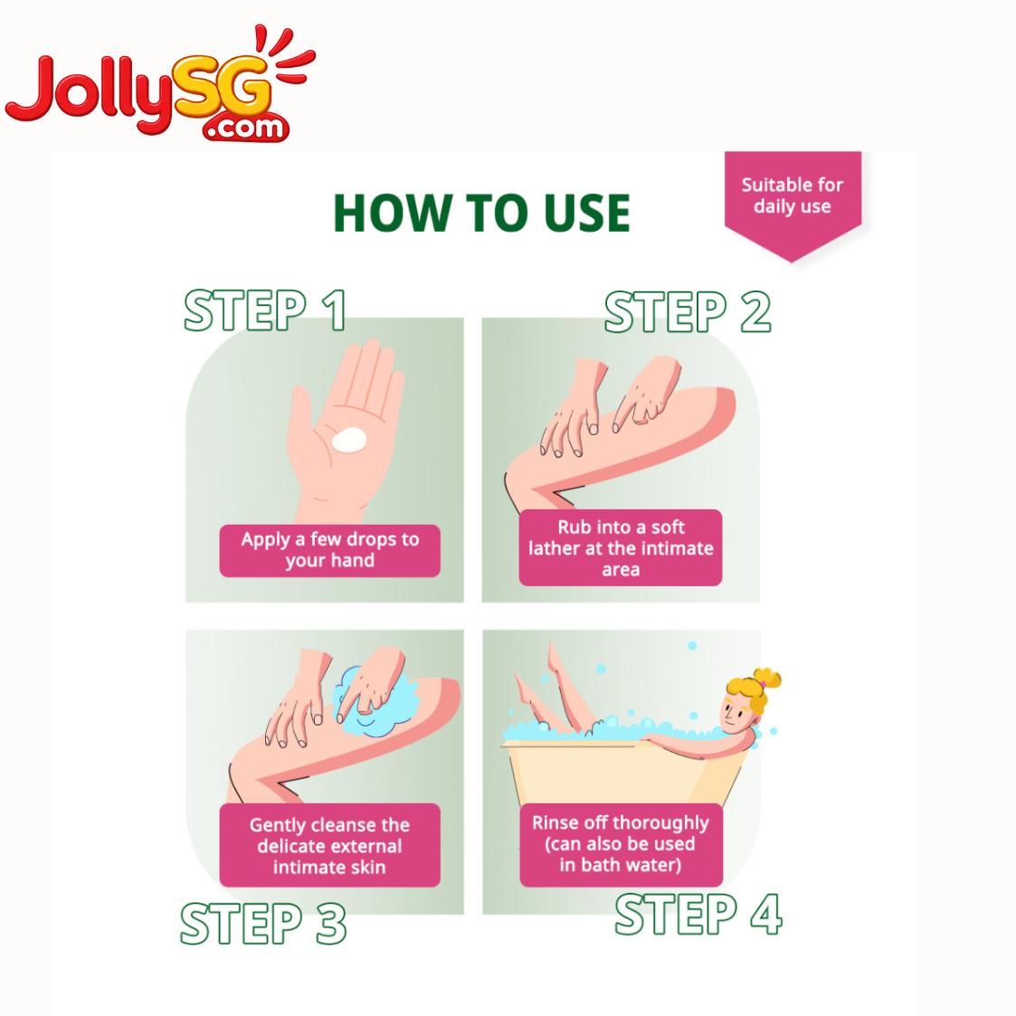 Sebamed Feminine Intimate Wash 200ml pH3.8 (15–50)| pH6.8 50+ | Jollysg.com pH Balanced