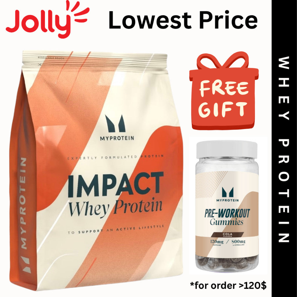 Myprotein Impact Whey, Whey Protein Powder 1kg 2.5kg | Jollysg.com