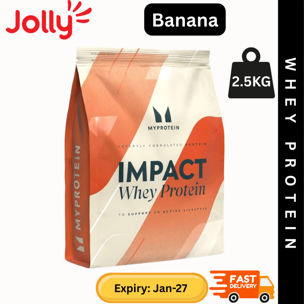 Myprotein Impact Whey, Whey Protein Powder 1kg 2.5kg | Jollysg.com