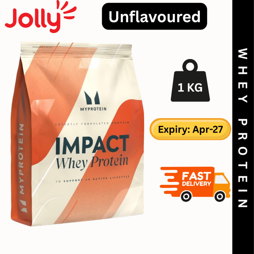 Myprotein Impact Whey, Whey Protein Powder 1kg 2.5kg | Jollysg.com