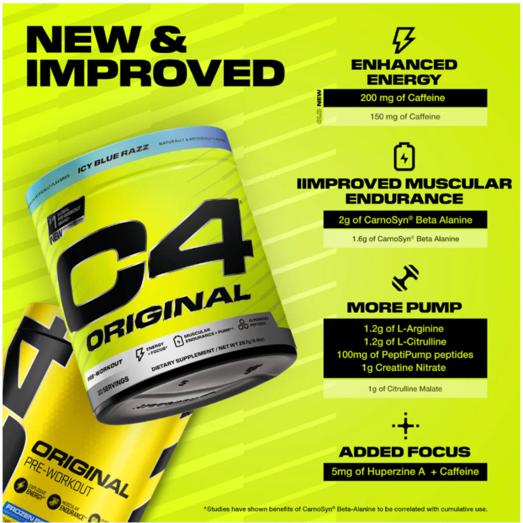 [Best Price] Cellucor C4 Original Pre-workout (30 servings) | Vegan | Halal | Jollysg.com