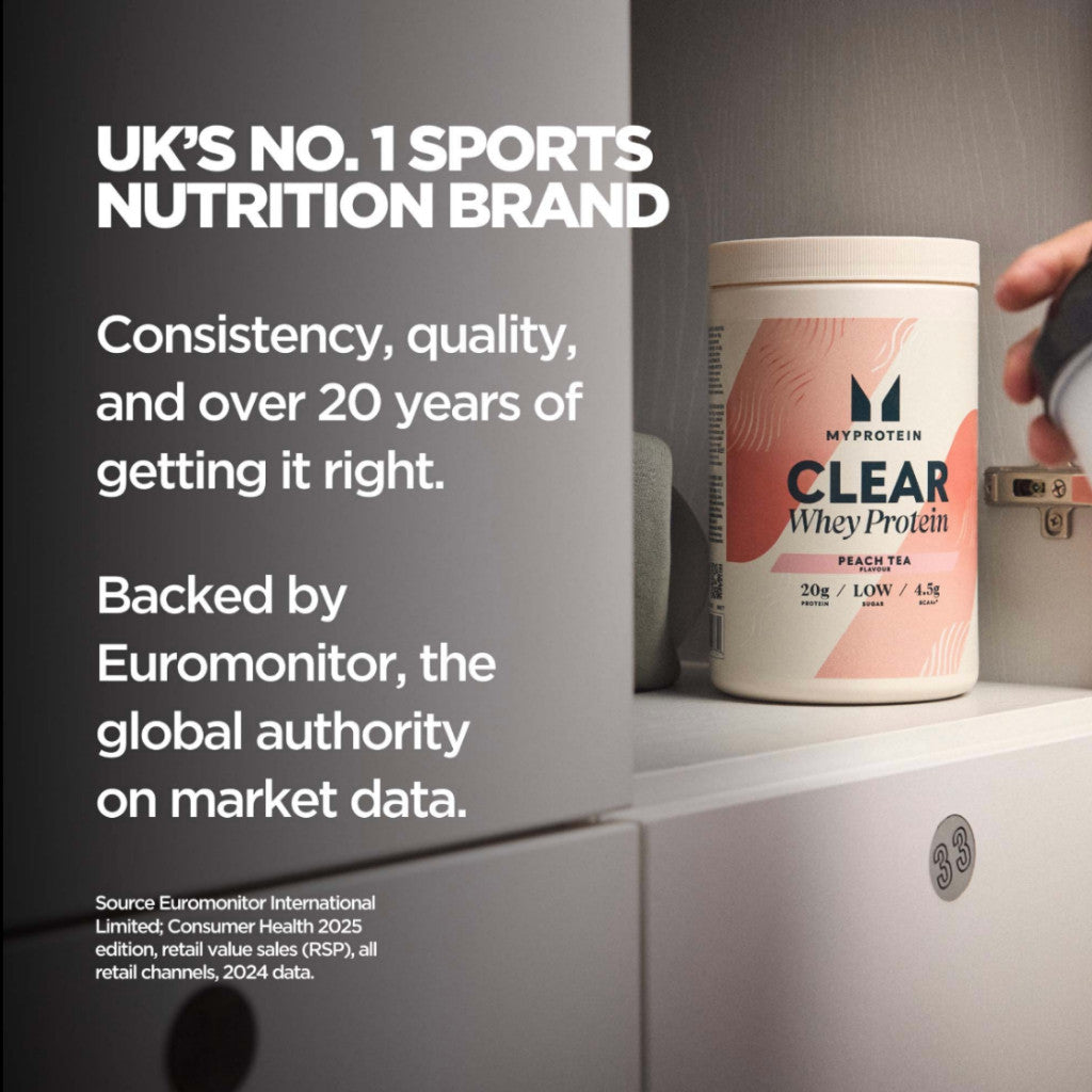 Myprotein Clear Whey Isolate Protein, Vegetarian, 20 servings, 500gm | Jolly