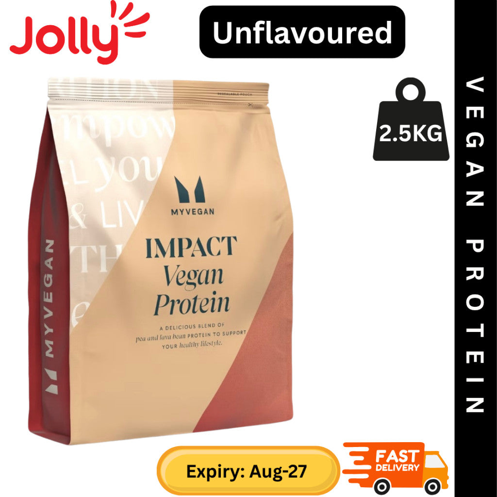 MyProtein Impact Vegan Protein, Soy / Pea Isolate / Clear Protein 1kg / 2.5 KG  | Jollysg.com