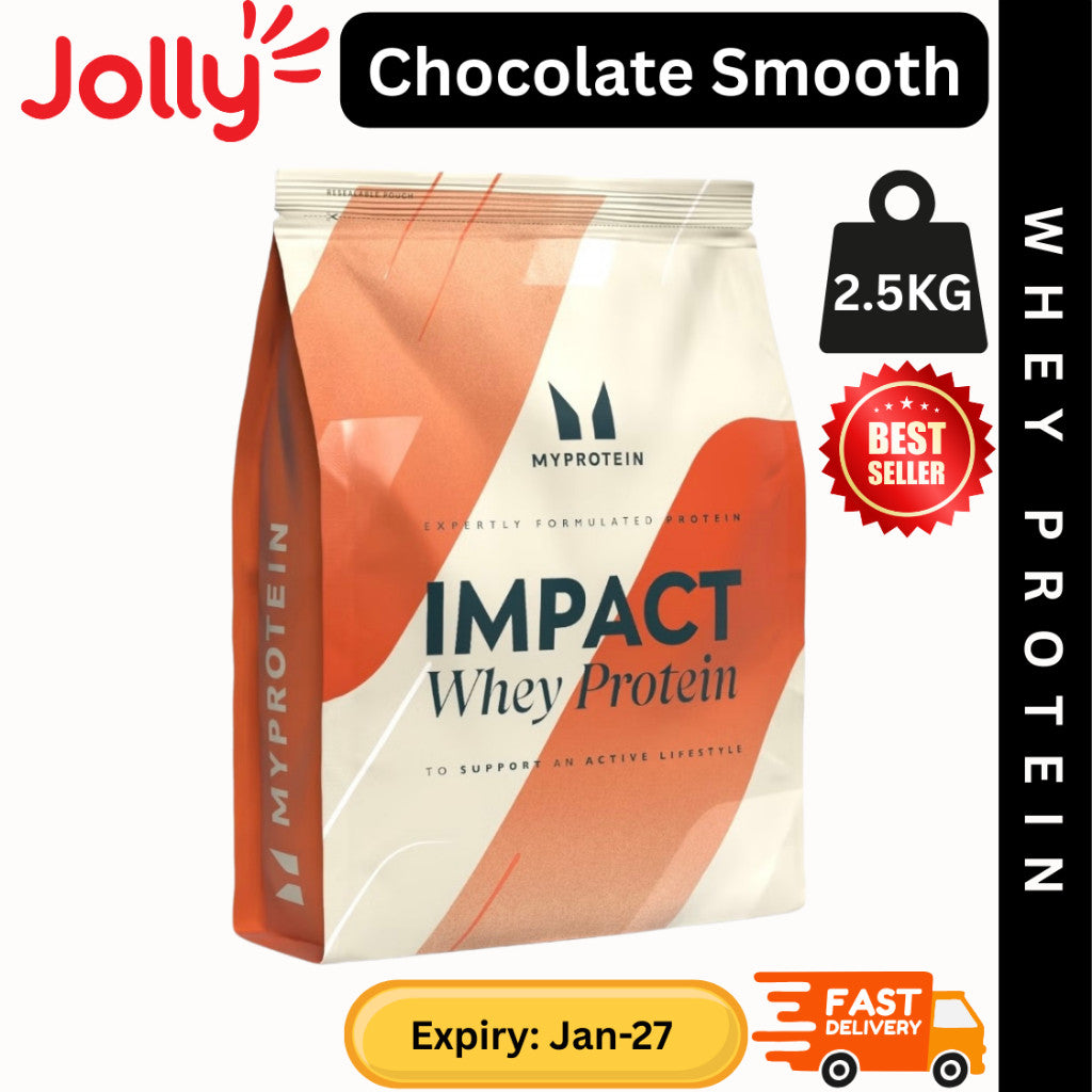 Myprotein Impact Whey, Whey Protein Powder 1kg 2.5kg | Jollysg.com
