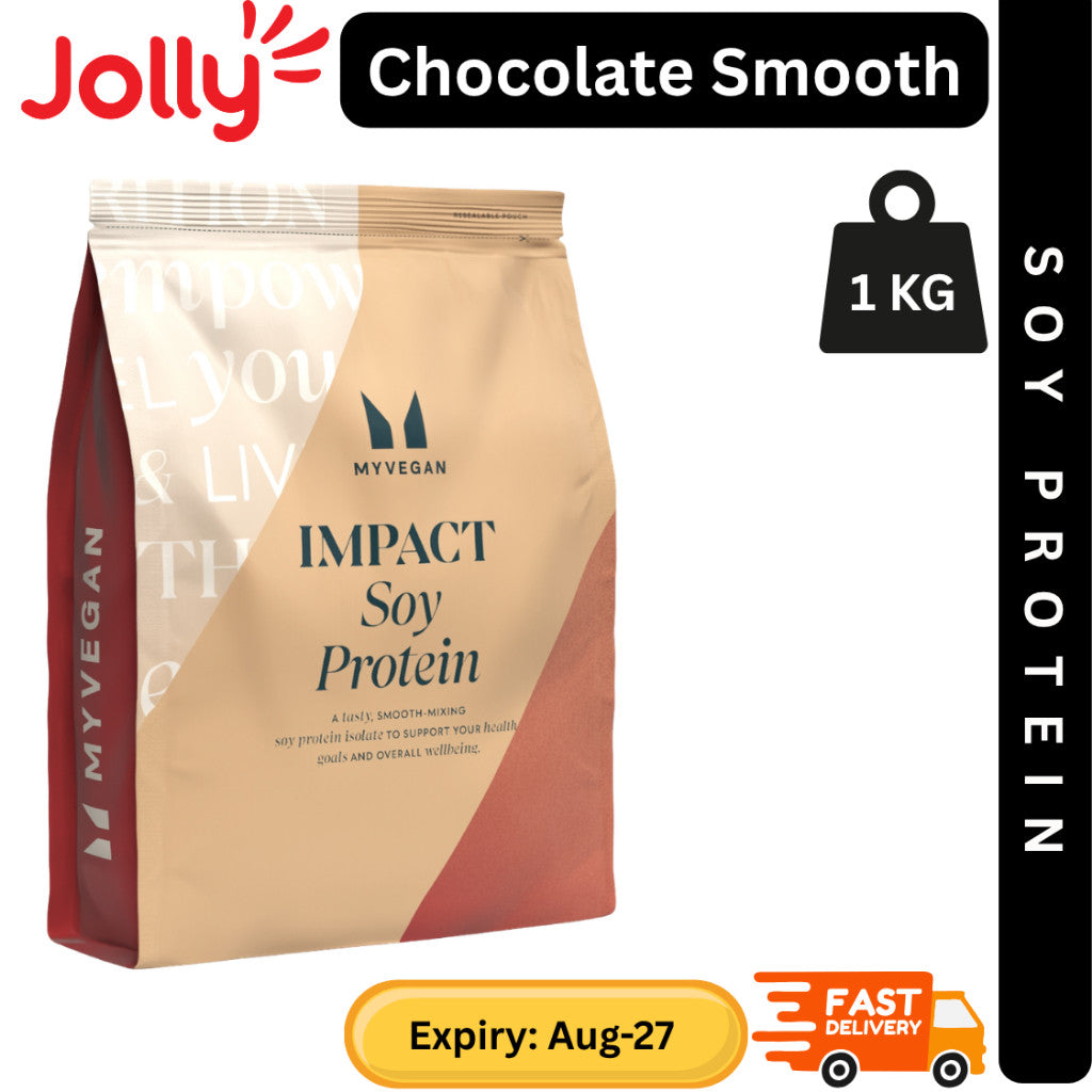MyProtein Impact Vegan Protein, Soy / Pea Isolate / Clear Protein 1kg / 2.5 KG  | Jollysg.com