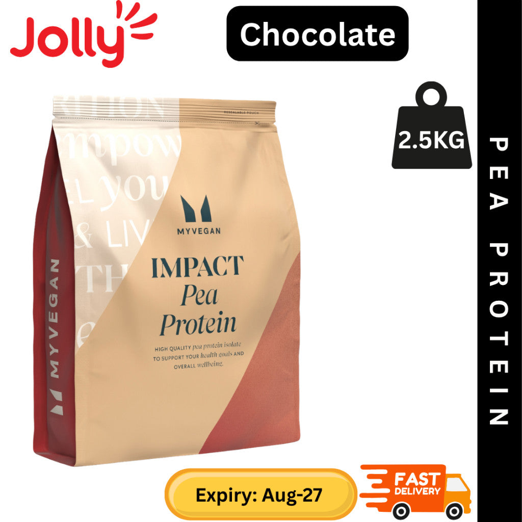 MyProtein Impact Vegan Protein, Soy / Pea Isolate / Clear Protein 1kg / 2.5 KG  | Jollysg.com