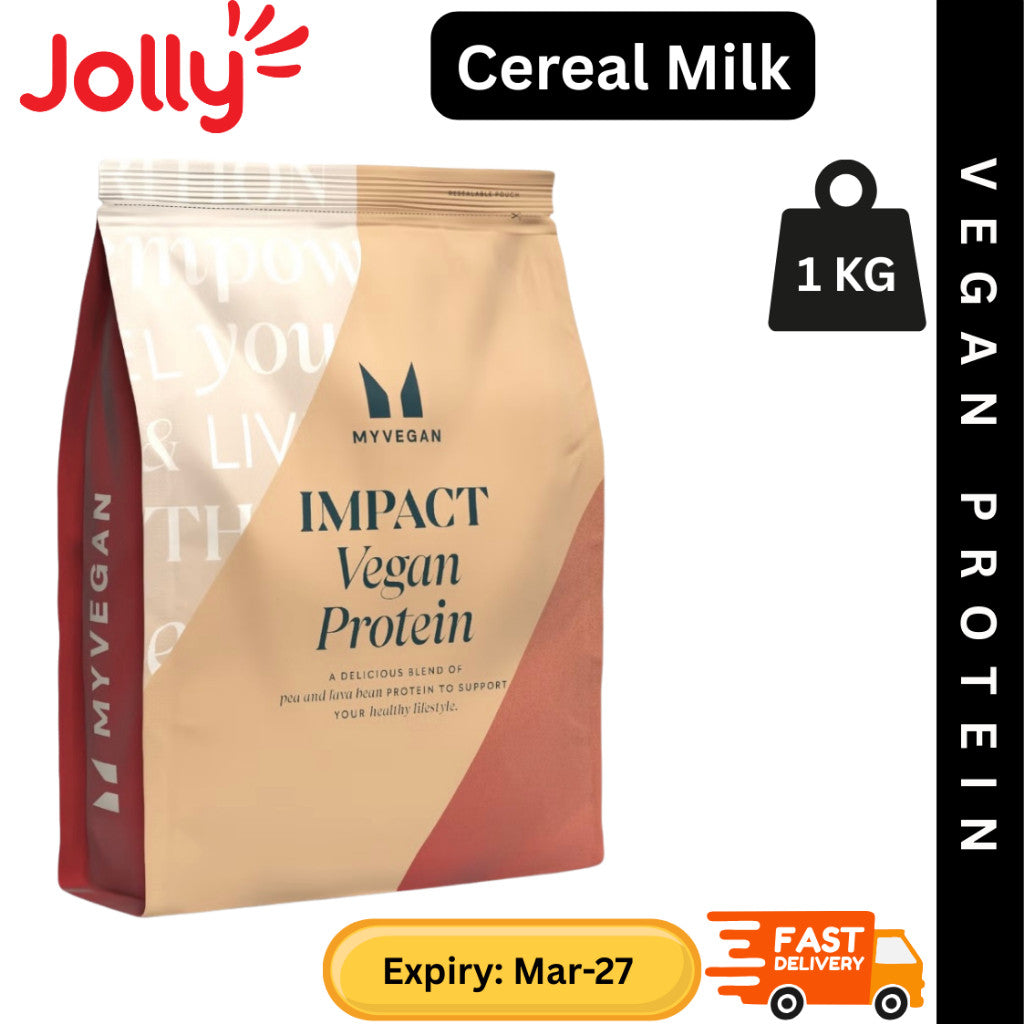 MyProtein Impact Vegan Protein, Soy / Pea Isolate / Clear Protein 1kg / 2.5 KG  | Jollysg.com