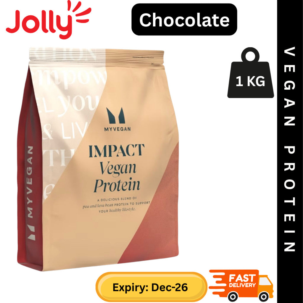 MyProtein Impact Vegan Protein, Soy / Pea Isolate / Clear Protein 1kg / 2.5 KG  | Jollysg.com