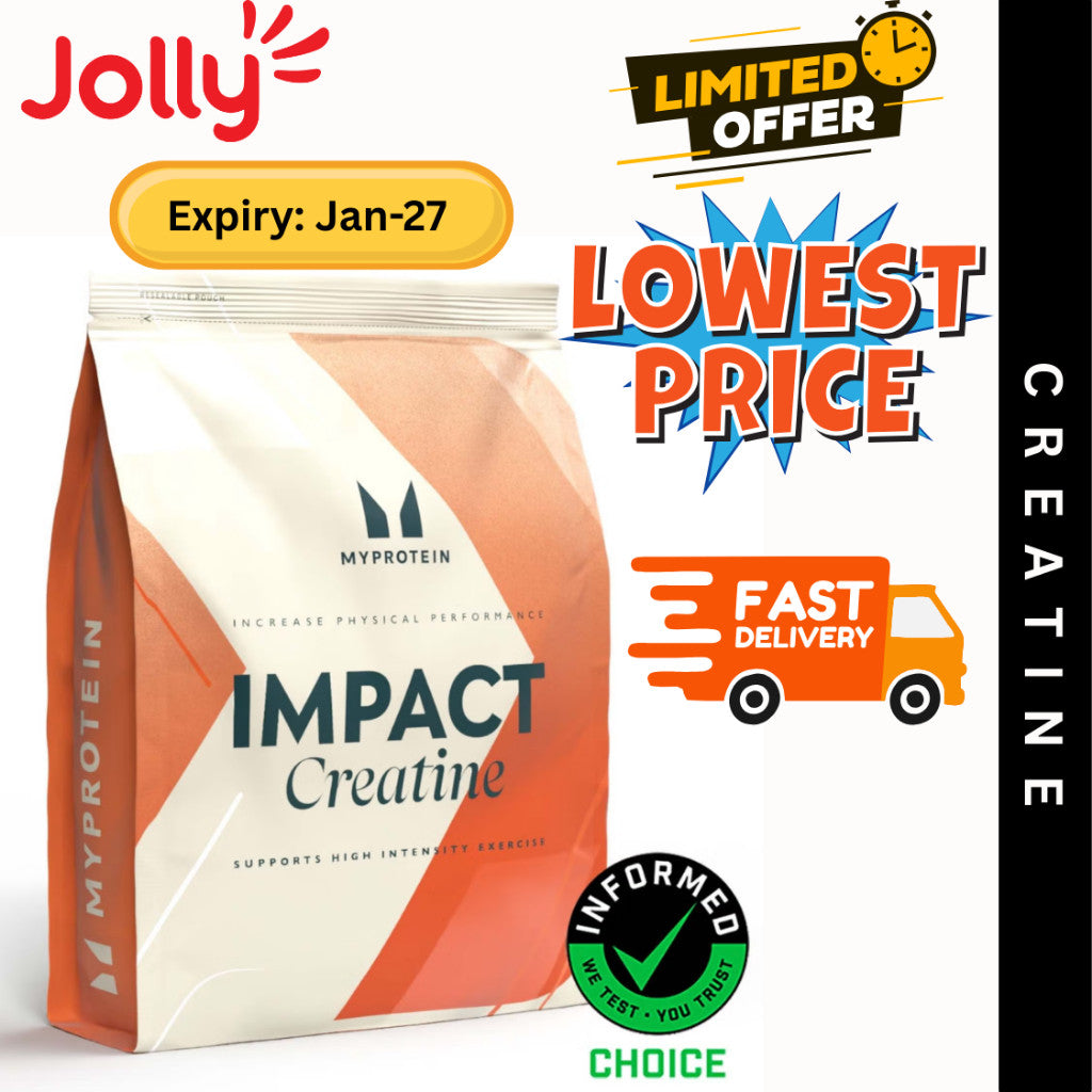 [Lowest Price] Myprotein Creatine Monohydrate Powder 250g 500g 1kg | Jollysg.com
